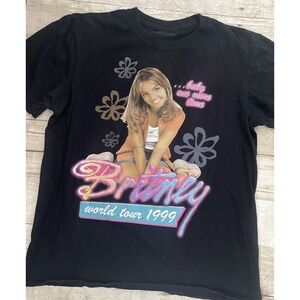 Vintage 1999 Britney Spears "Baby One More Time" Tour Tee, Small‎